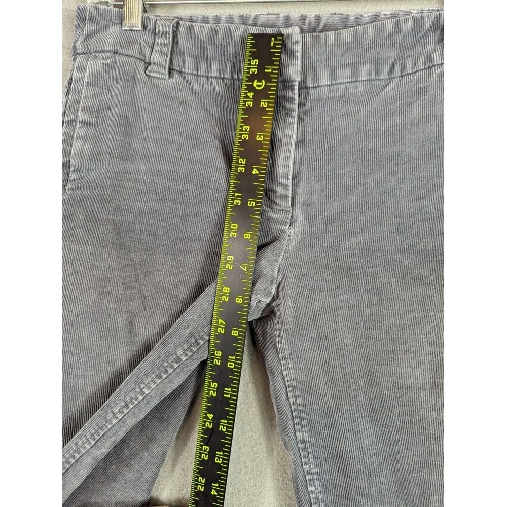 J. Crew Favorite Fit Jeans Womens Sz 4 Corduroy Gray Wide Leg Flared Stretch Y2K - Picture 9 of 14